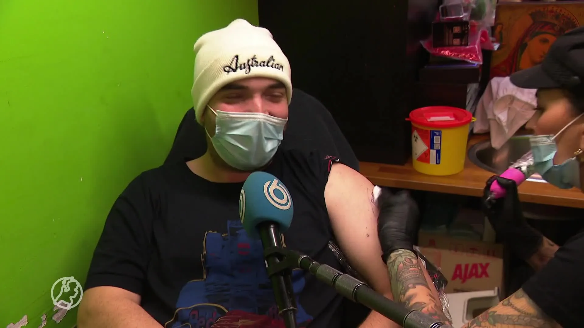 Overwinning Max gevierd met gratis tattoos én blauwe muisjes