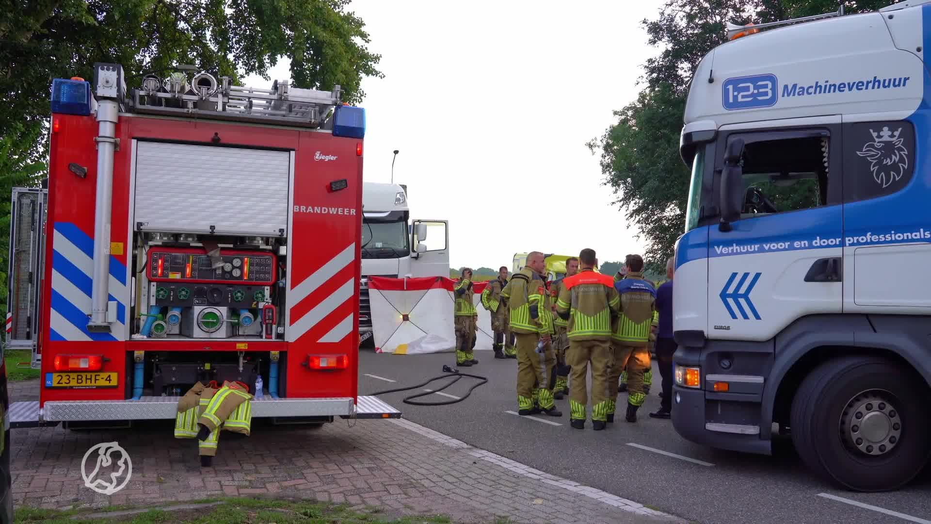 Fietser overleden door aanrijding met vrachtwagen in Giessen