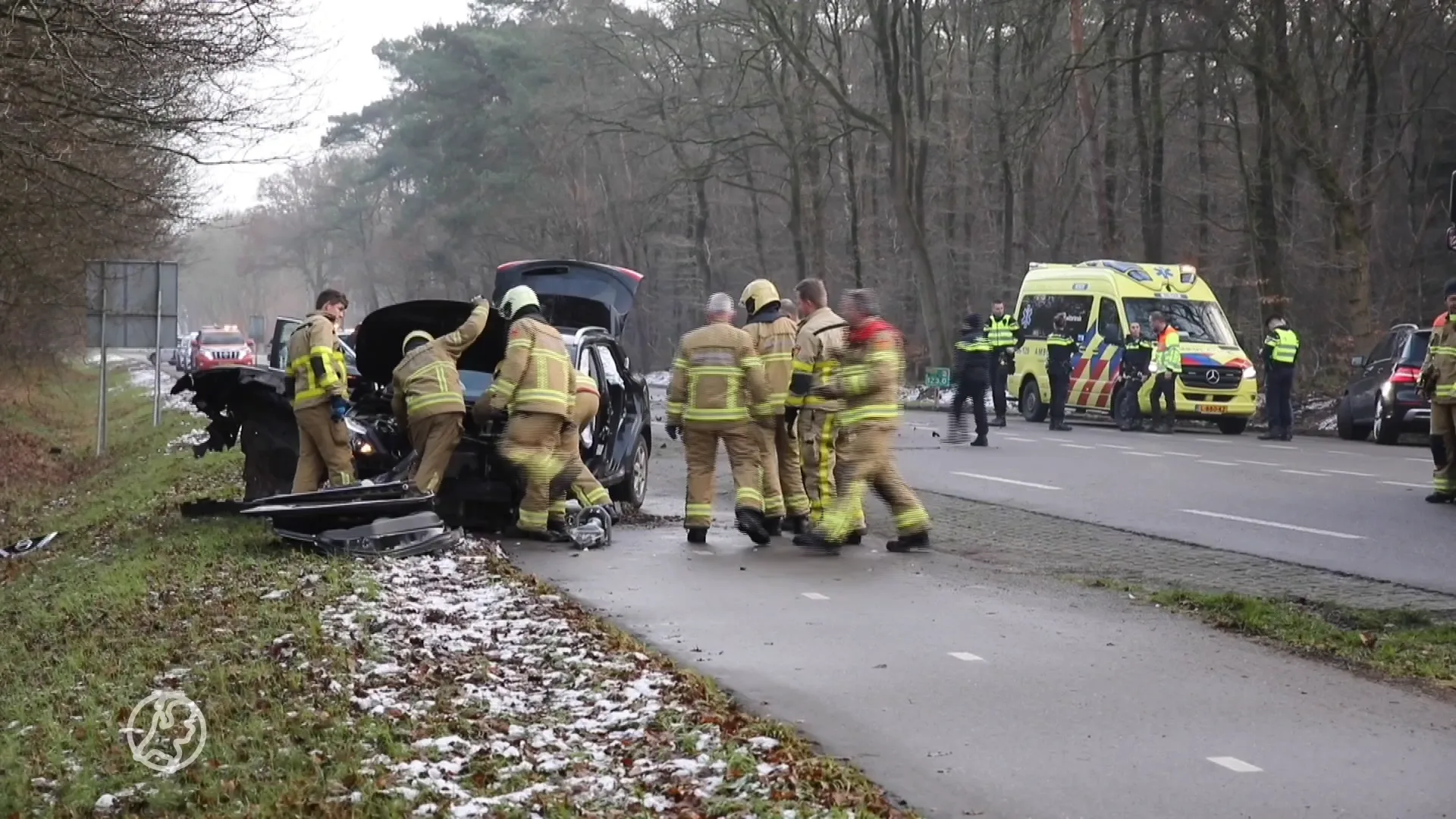 Meerdere gewonden bij ernstige aanrijding op N302