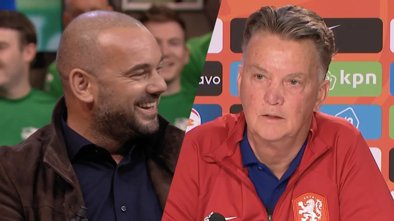 Sneijder moet lachen om uitspraken Van Gaal over WK 2014: 'Daar zijn we hem heel dankbaar voor!'