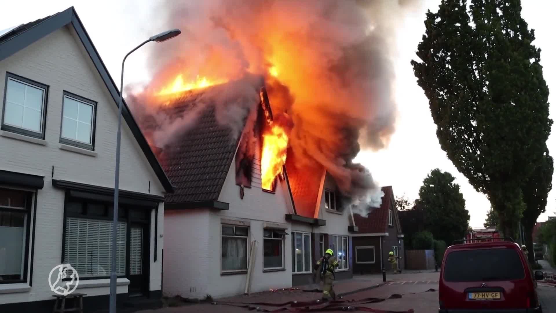 Zeker vier gewonden bij grote brand in Velp