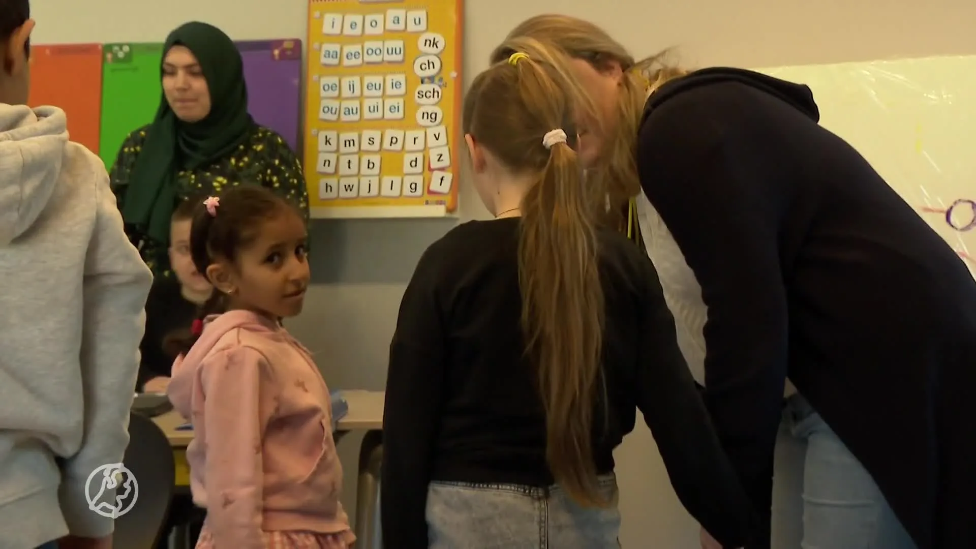 Oekraïense kinderen nemen plaats in Nederlandse schoolbanken