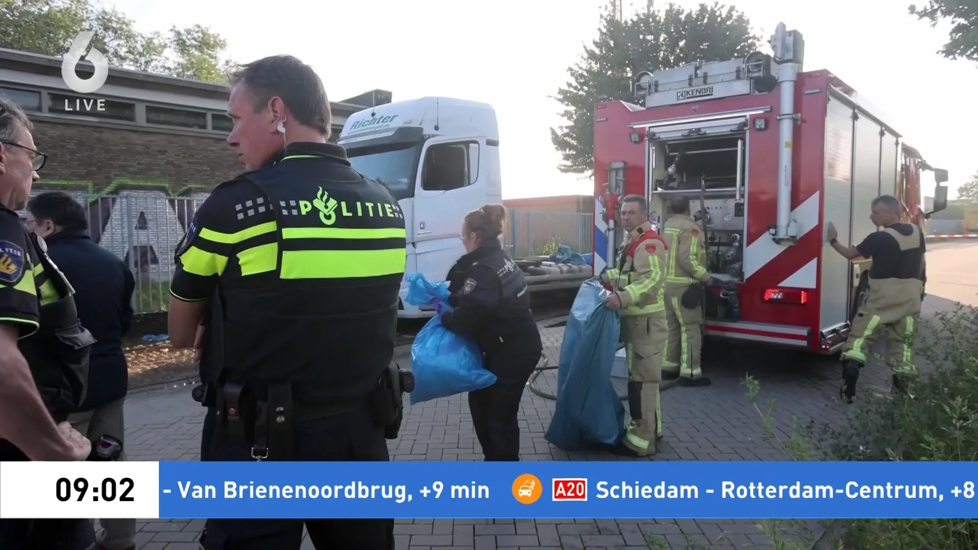 Overleden vrachtwagenchauffeur na dagen gevonden in cabine