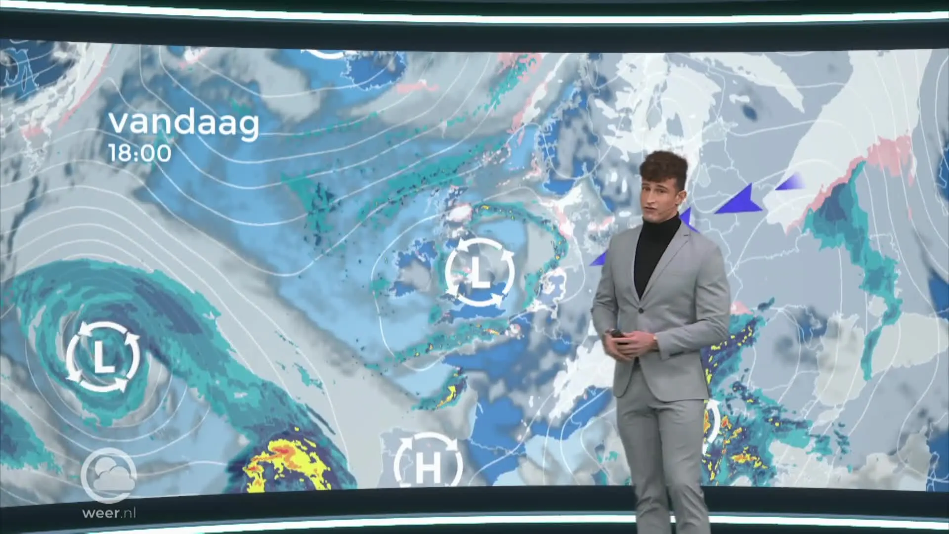 Weerbericht zaterdagavond 10 december 2022