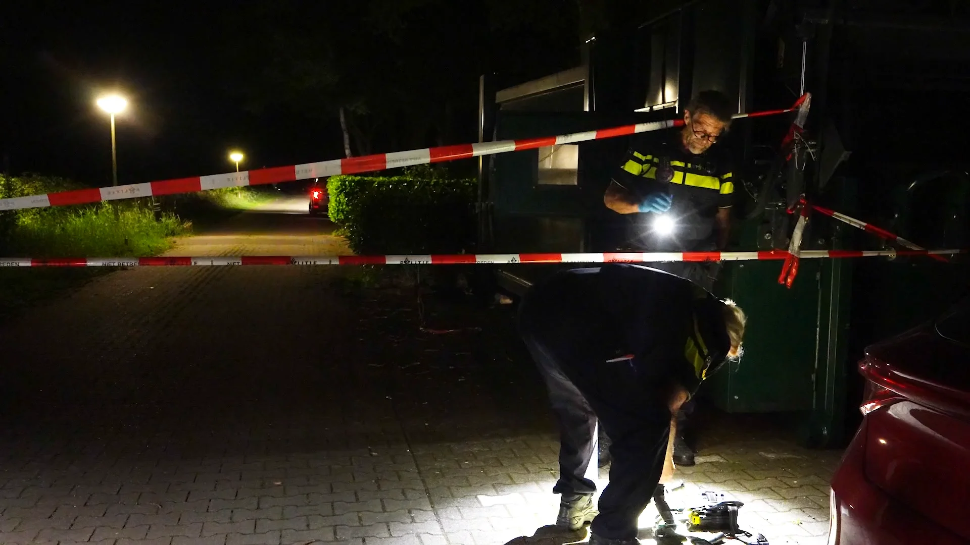 Gees opgeschrikt door steekpartij, slachtoffer zeer zwaar gewond