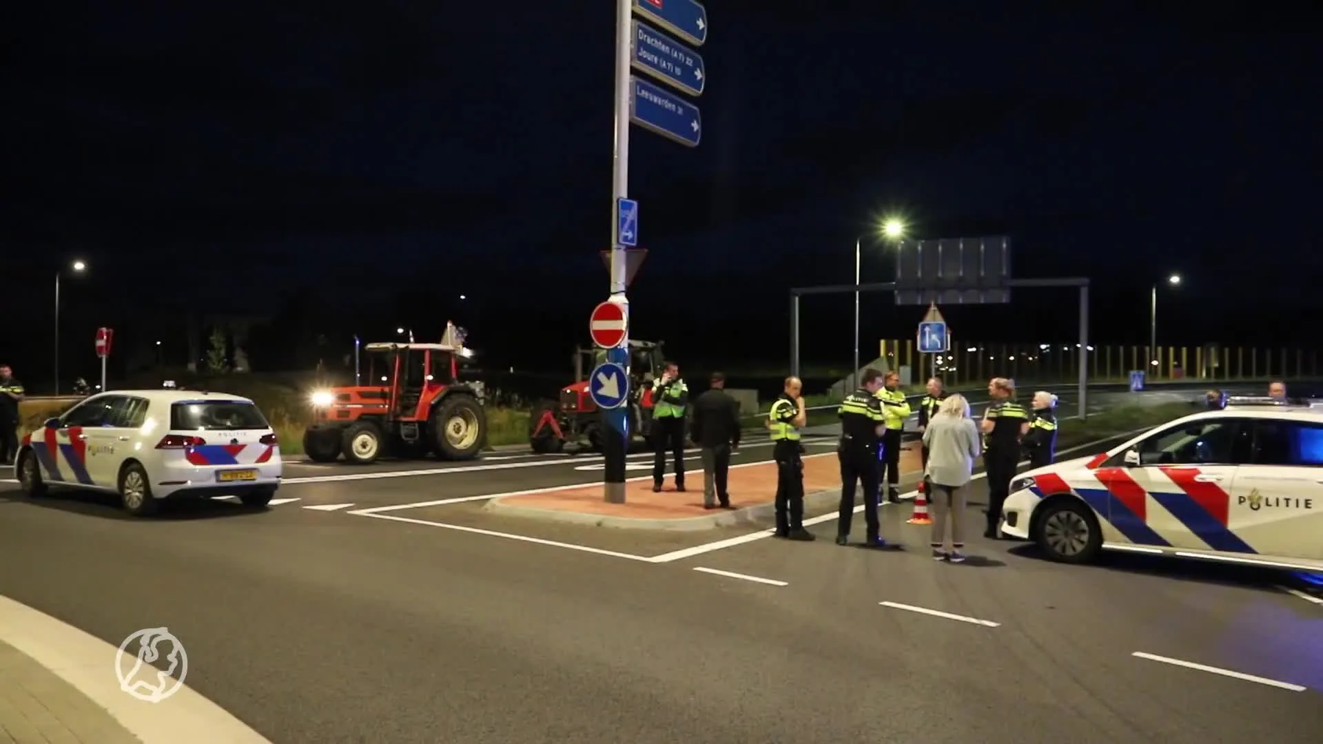 Friese boeren demonstreren opnieuw na schietincident Heerenveen