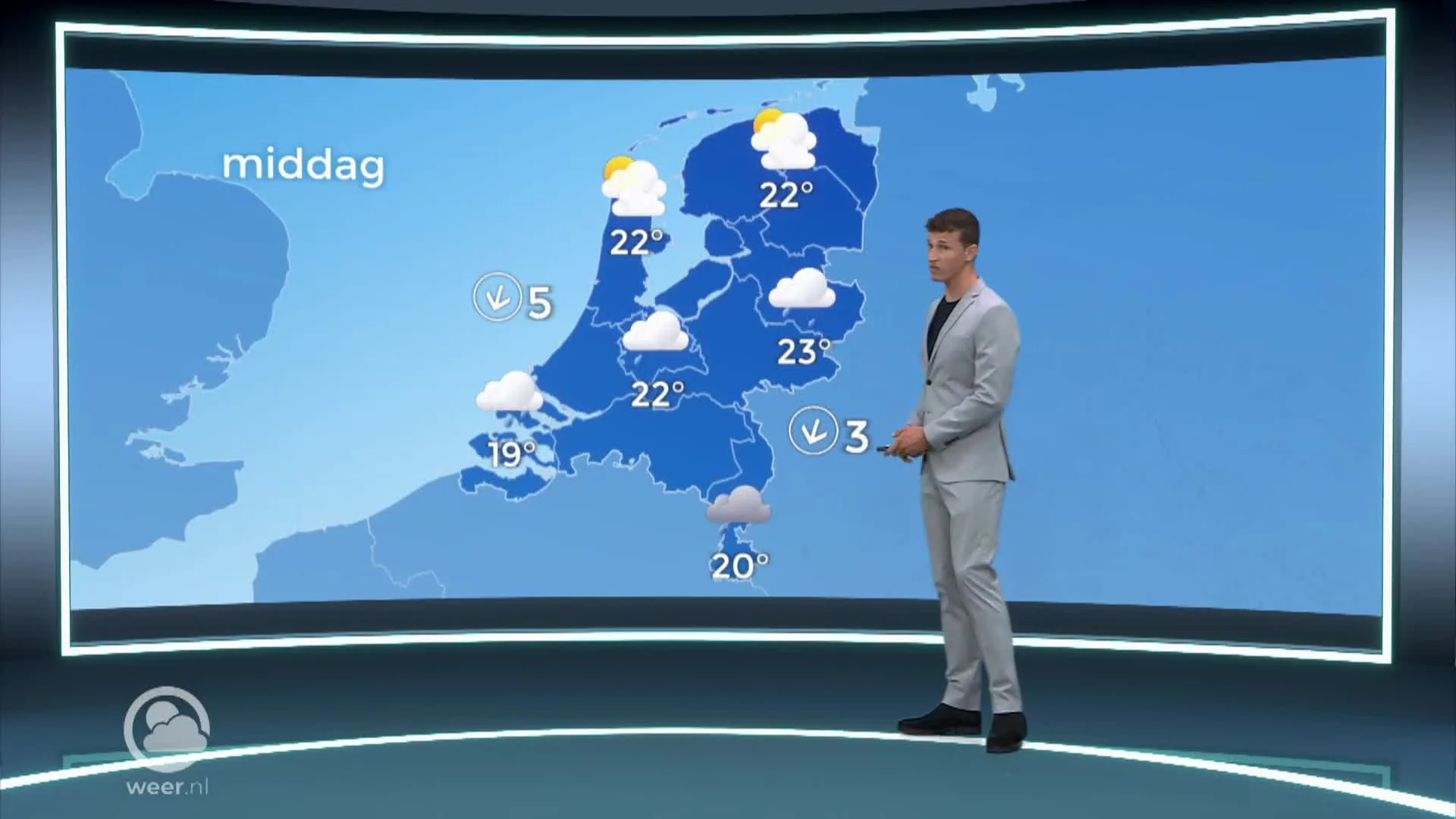 Weerbericht dinsdag 13 juli