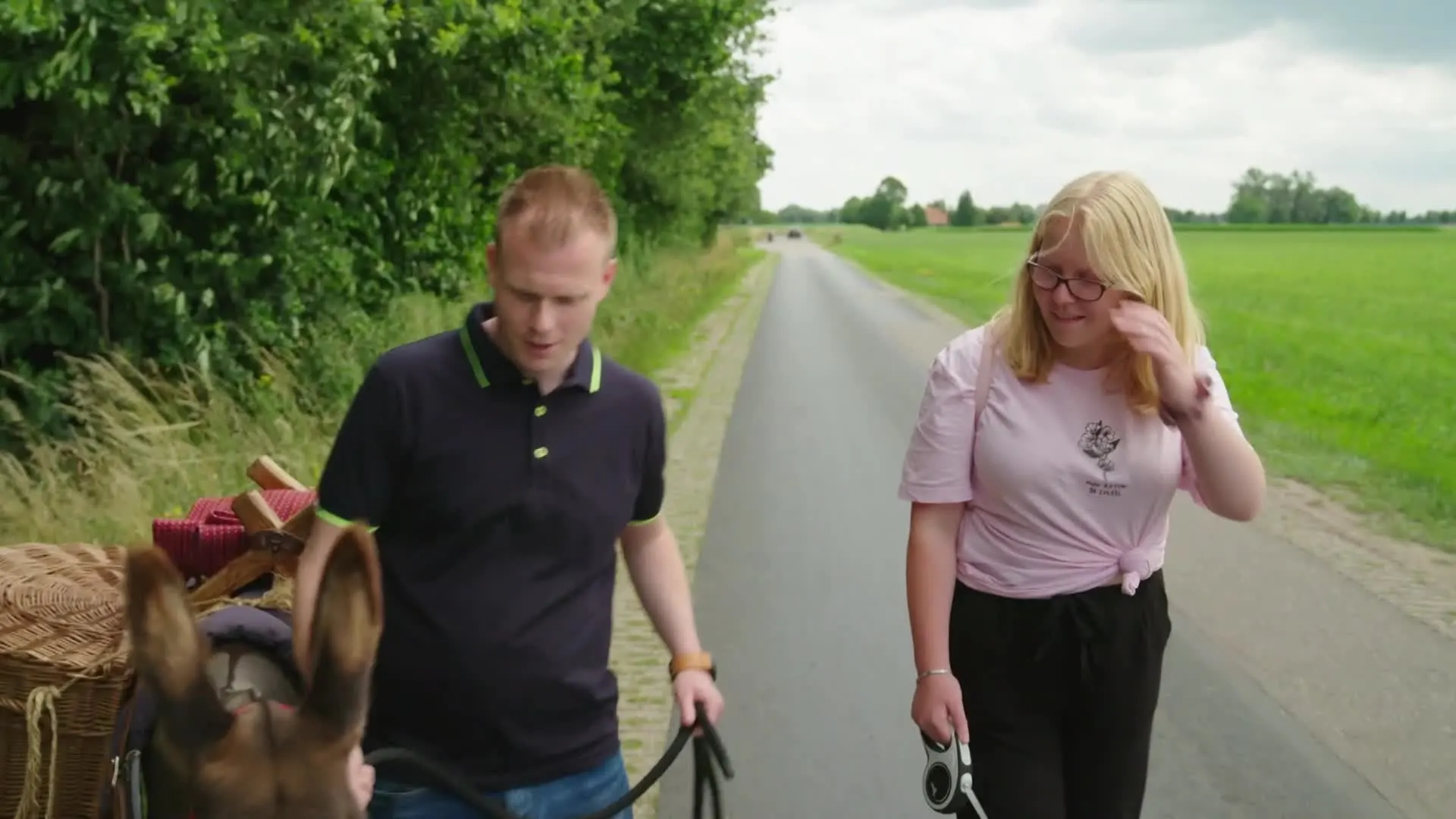 Losgeslagen ezel zorgt voor tempo tijdens date
