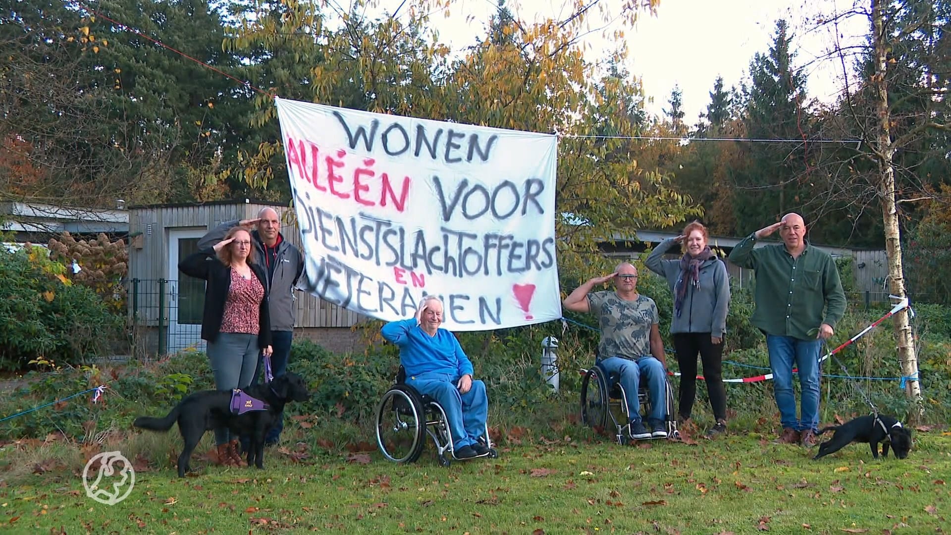 Veteranen vrezen voor hun veilige woonplek in Doorn