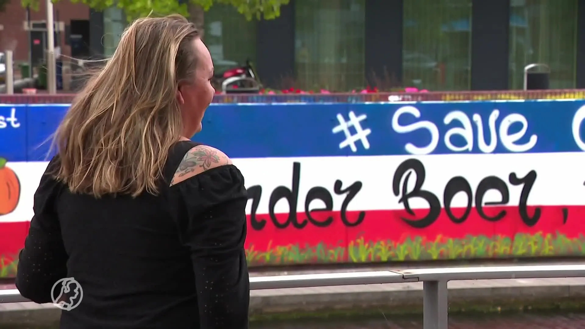 Provincie Zuid-Holland vindt protestvlaggen gevaarlijk en haalt ze weg