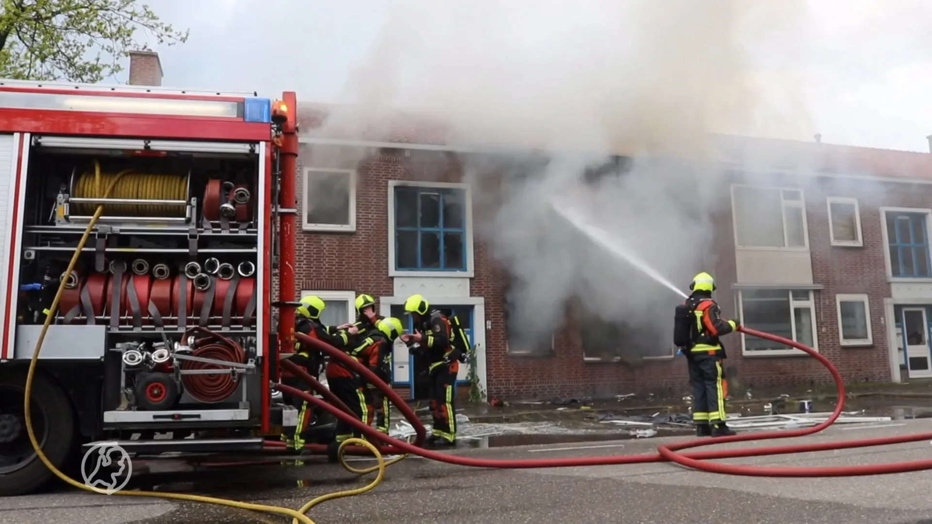 Brand uitgebroken in woning Sassenheim na explosie