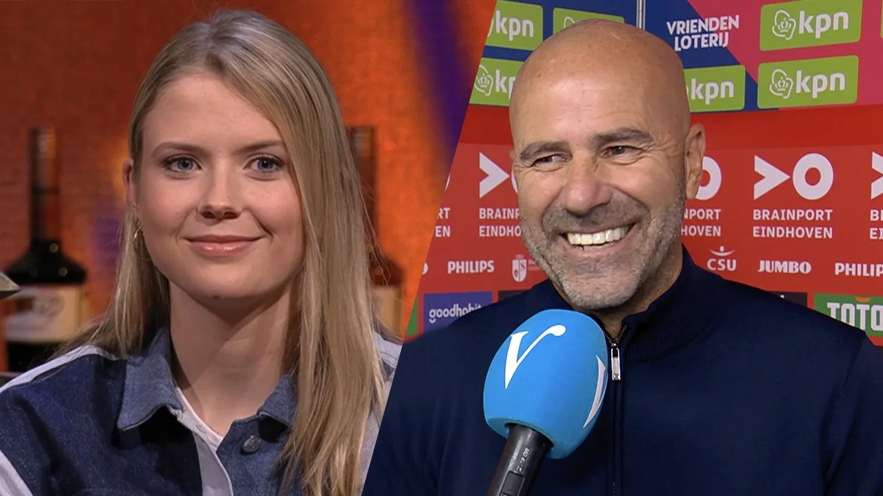 Peter Bosz dolt met Noa: 'Eindelijk wilde je zeggen hè?'