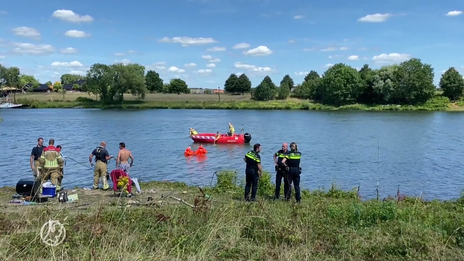 Drenkeling dood gevonden in Maas bij Grubbenvorst
