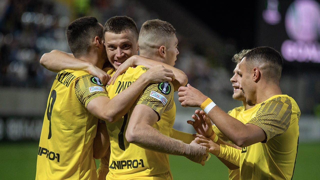 SAMENVATTING: SK Dnipro-1 - FC Vaduz (Groepsfase Conference League)