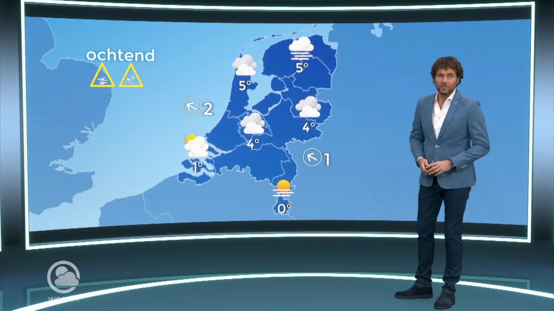 Weerbericht ochtend zaterdag 15 januari 2022