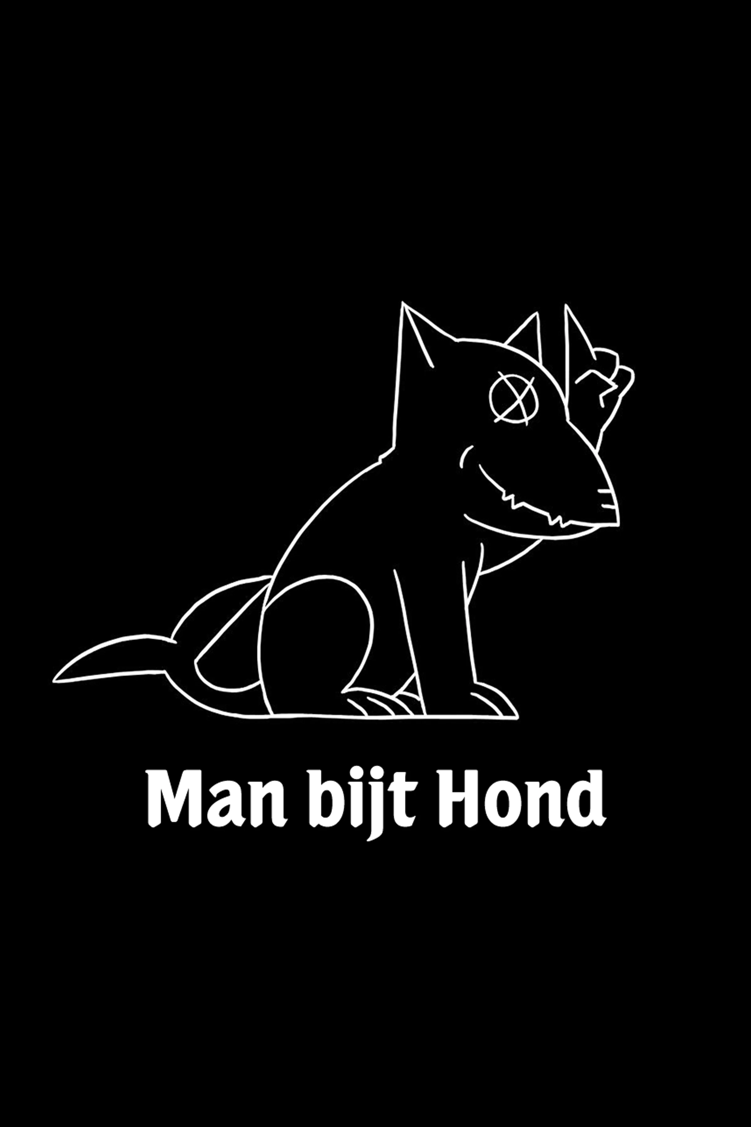 Man bijt hond