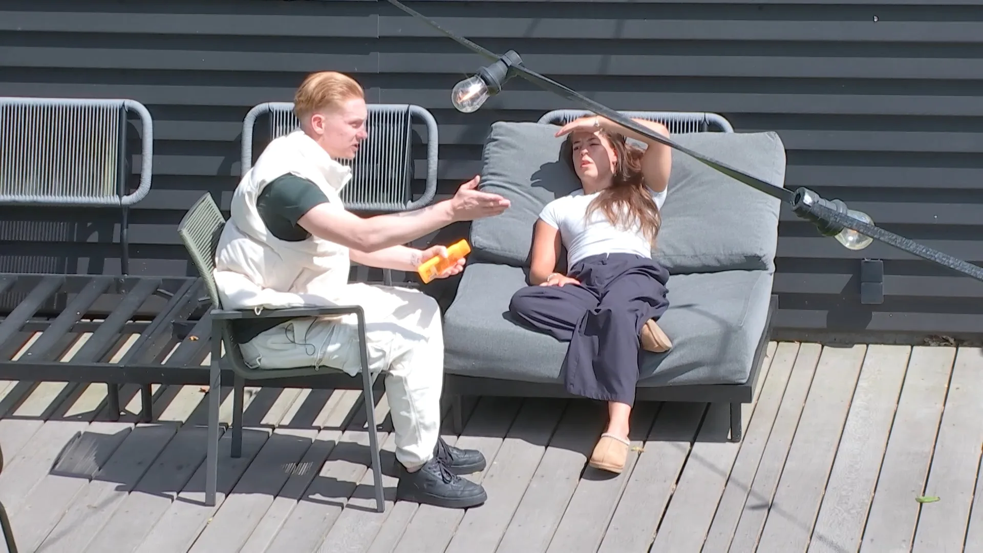 Joshlyn kon de opmerking van Casper niet waarderen