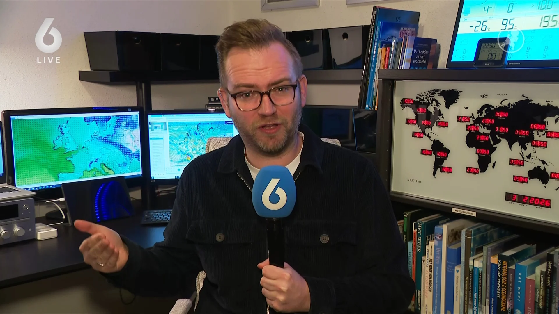 Meteoroloog Robert de Vries over code oranje in groot deel van het land