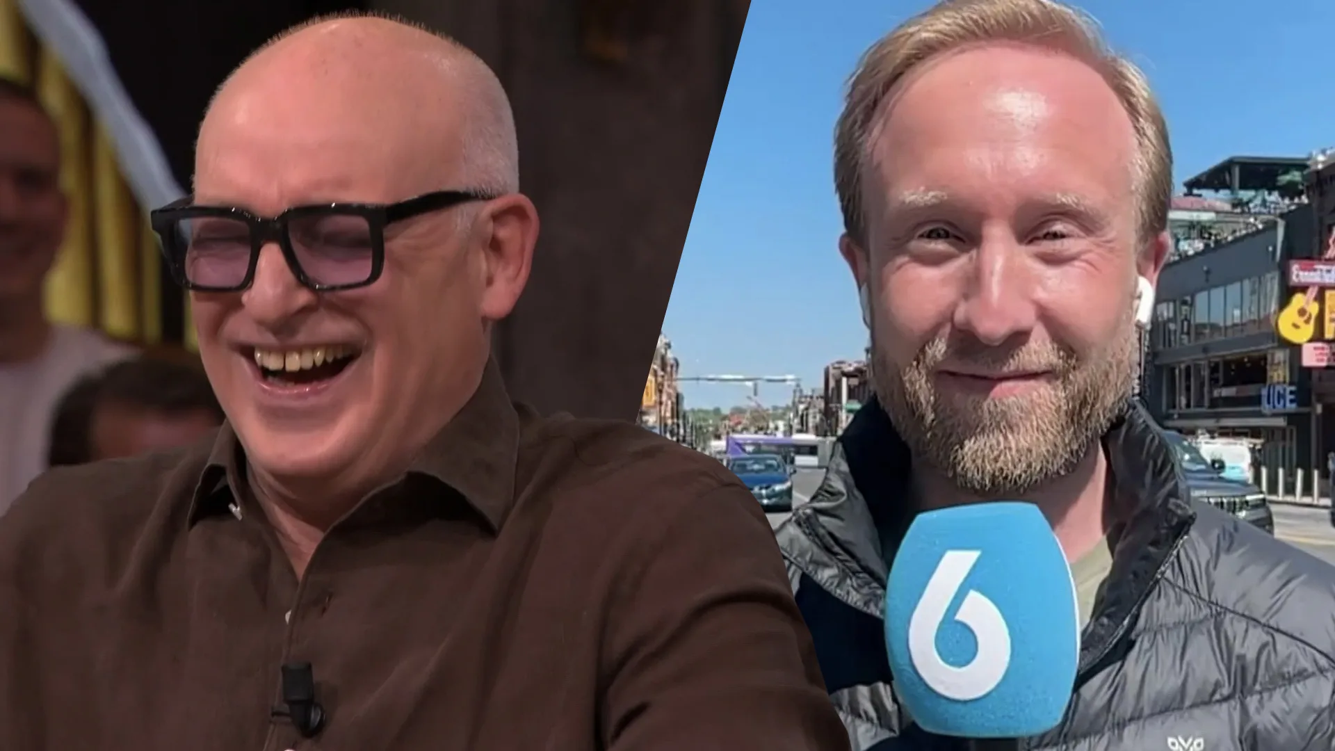 René van der Gijp lacht om gesprek met Raymond: ‘10 minuten praten met iemand die we niet verstaan!’