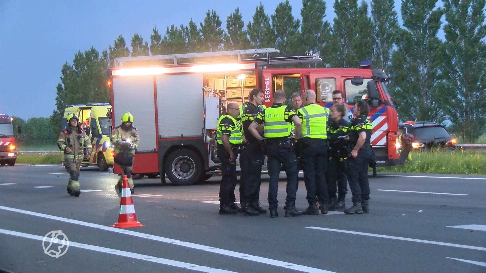 Meerdere gewonden door ongeluk A58, bestuurder aangehouden