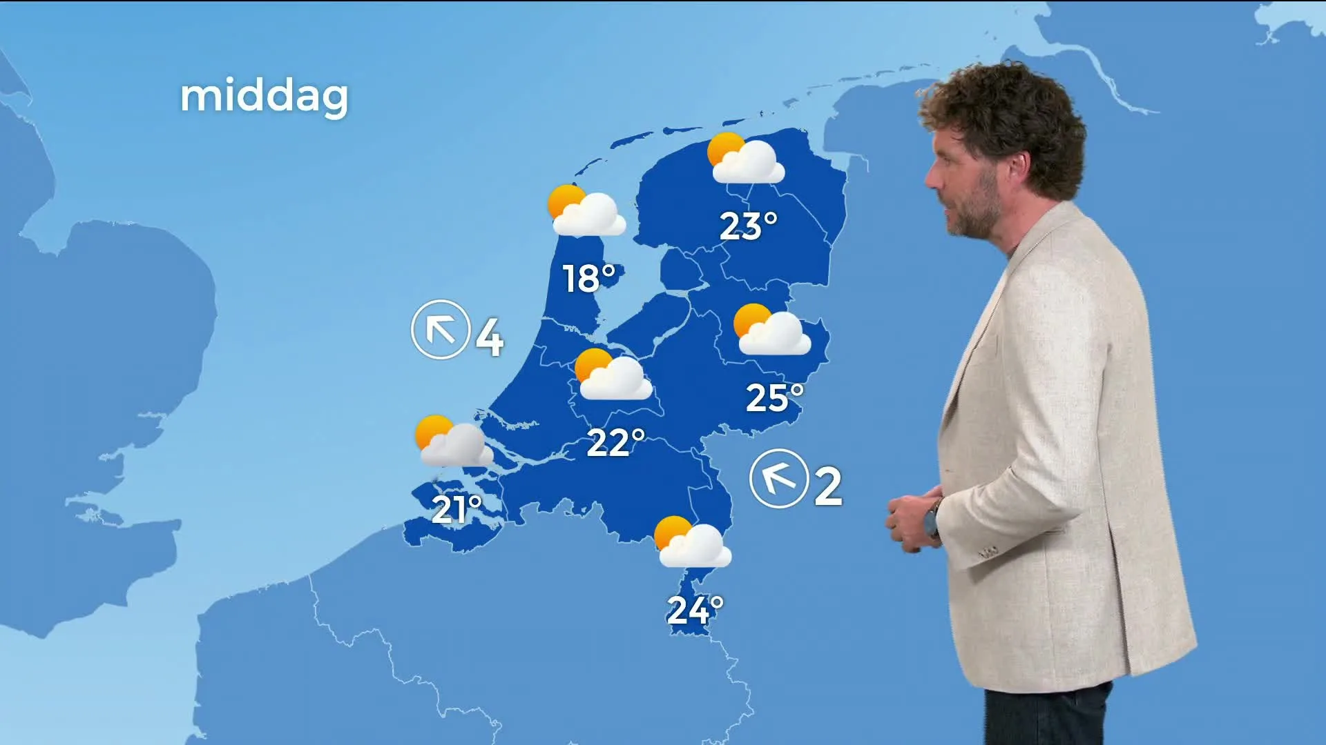 Stralend weer: ruim 20 graden, lokaal zelfs zomerse temperaturen
