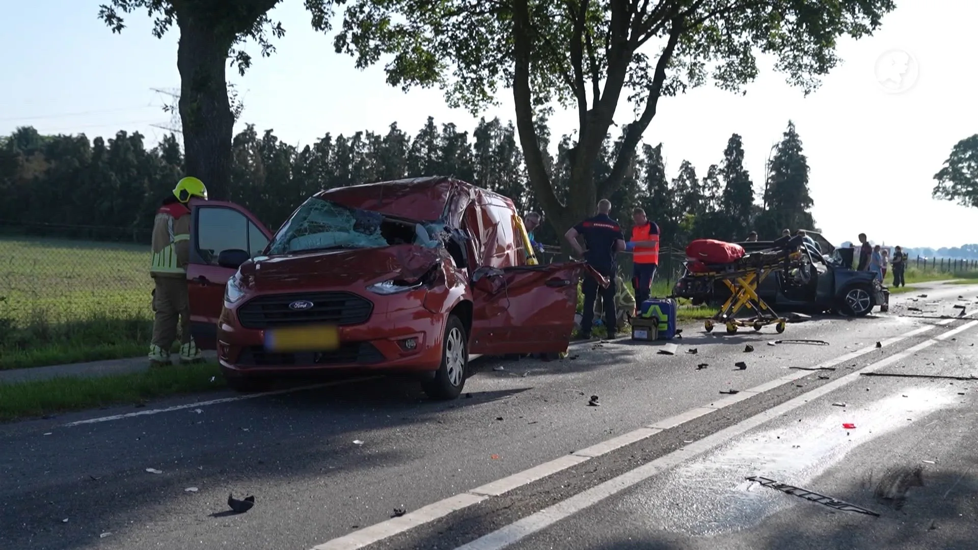 Dode en gewonde bij frontale aanrijding bij Kelpen-Oler