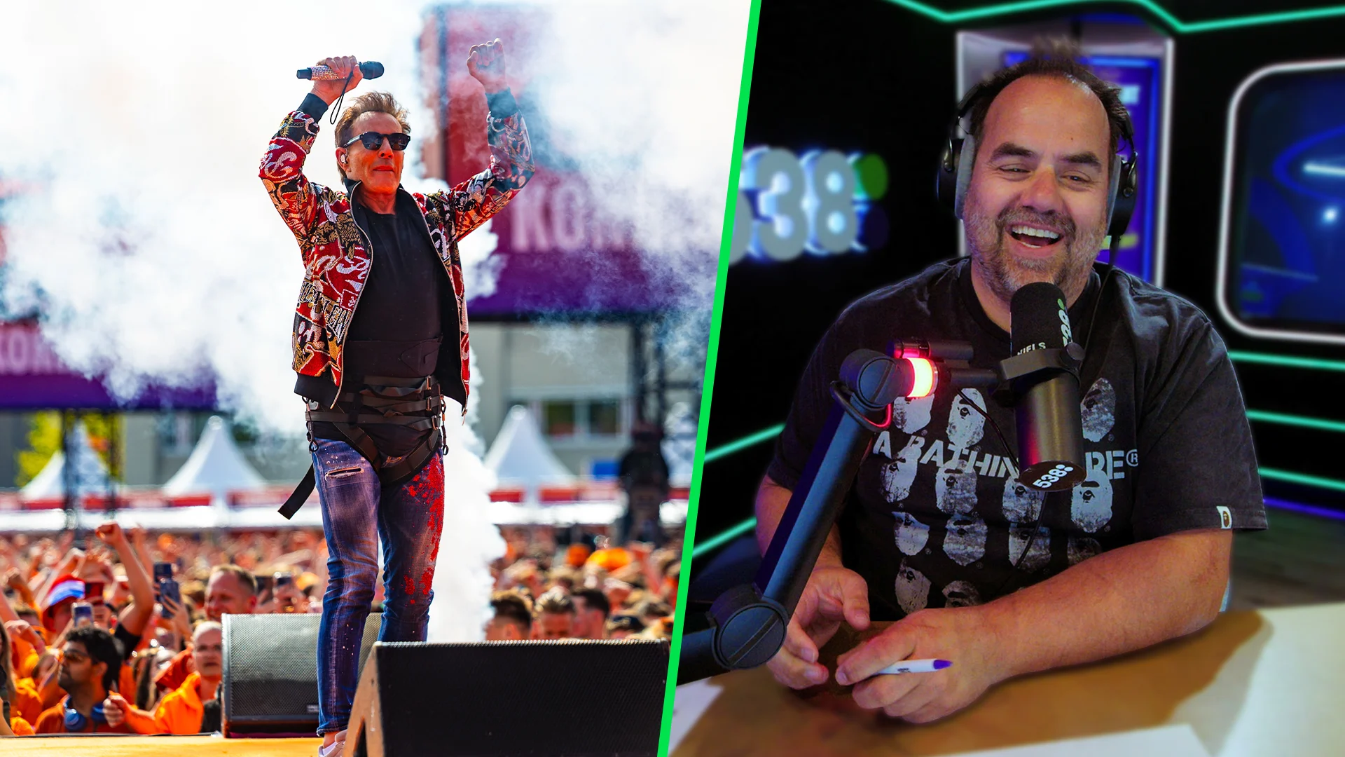 Gerard Joling steelt de show met Afrojack