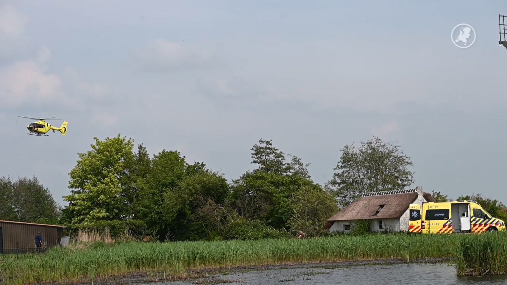 Persoon gewond na klap van molenwiek in Hei- en Boeicop