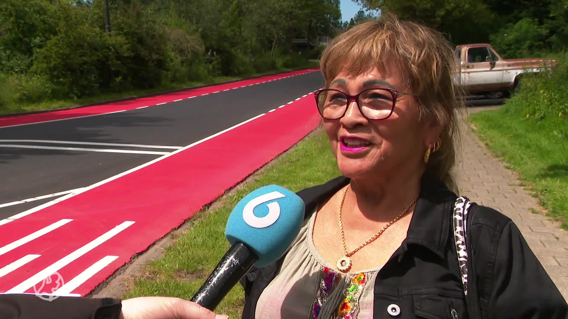 Mooi rood is niet lelijk, toch? Nieuw fietspad in Heerhugowaard doet bijna pijn aan de ogen