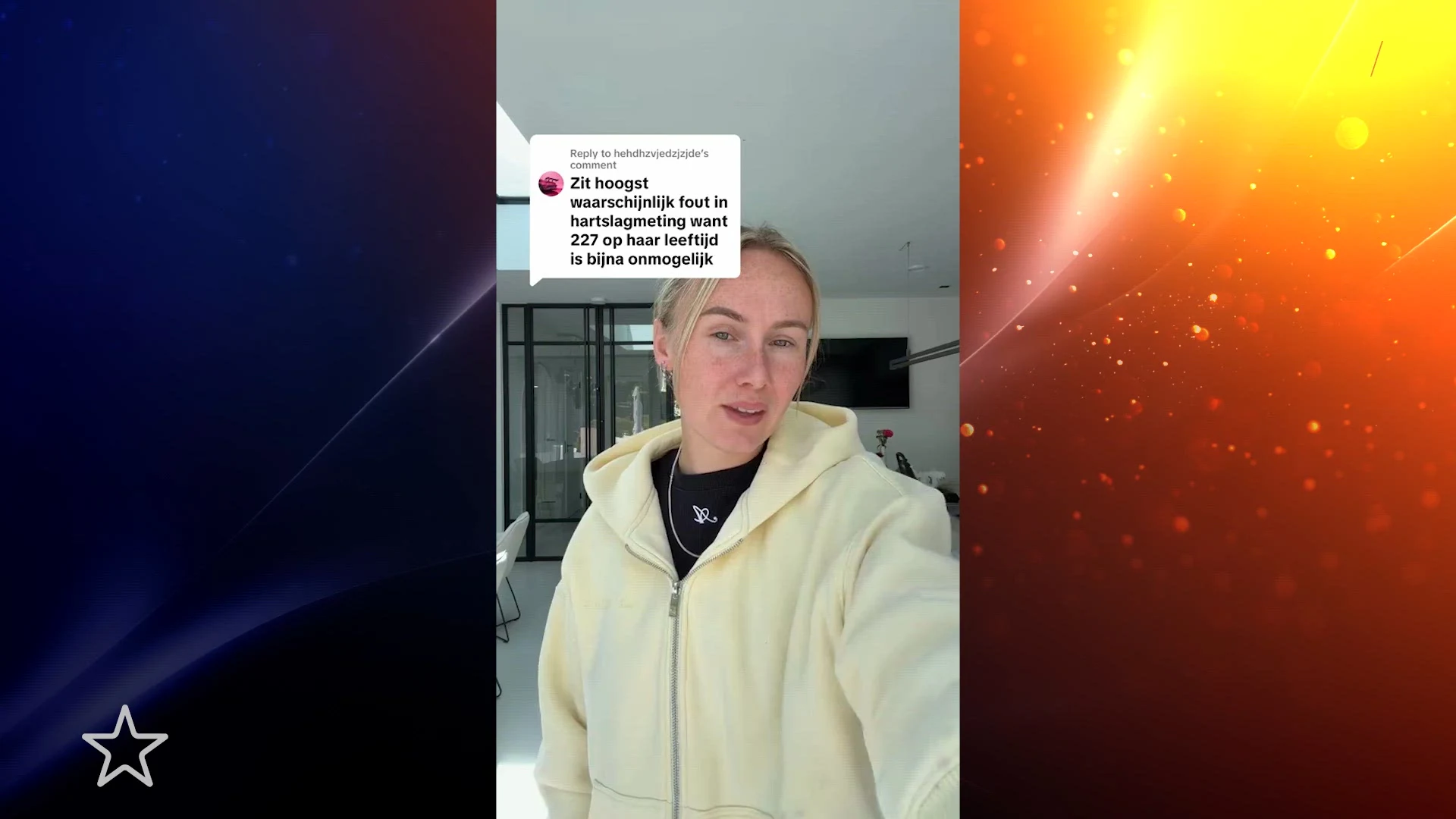 Myron Koops zorgen over haar hartslag
