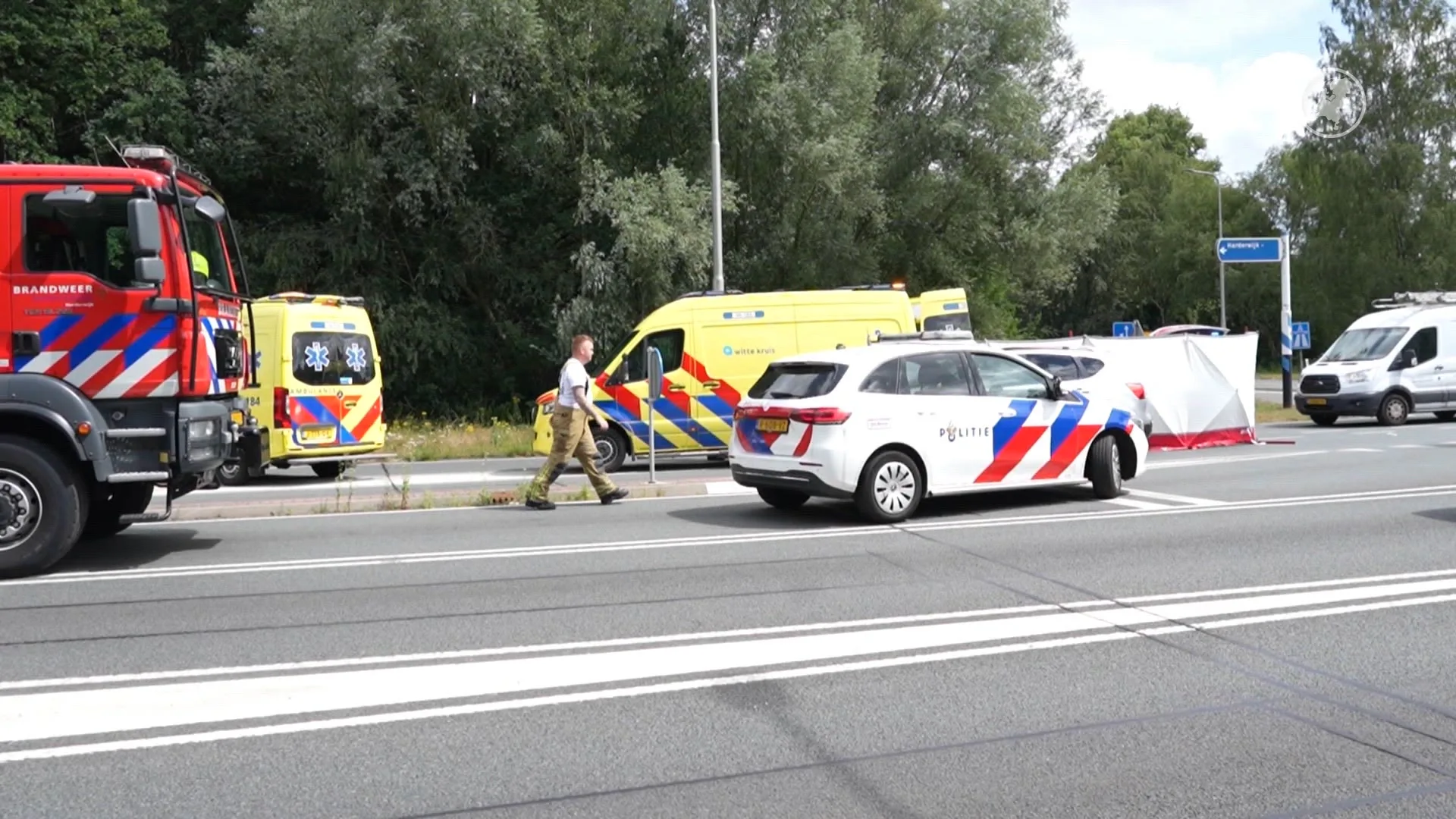 Een gevecht op de weg in Harderwijk eindigde in een reanimatie