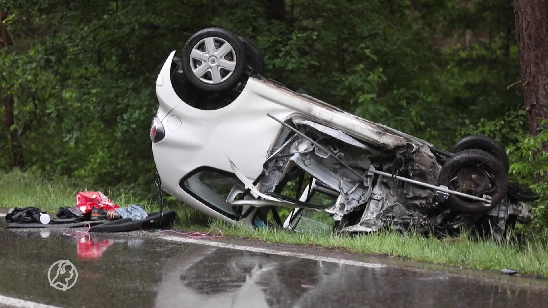 Vuurwapen gevonden bij ongeval op de N304 Otterlo