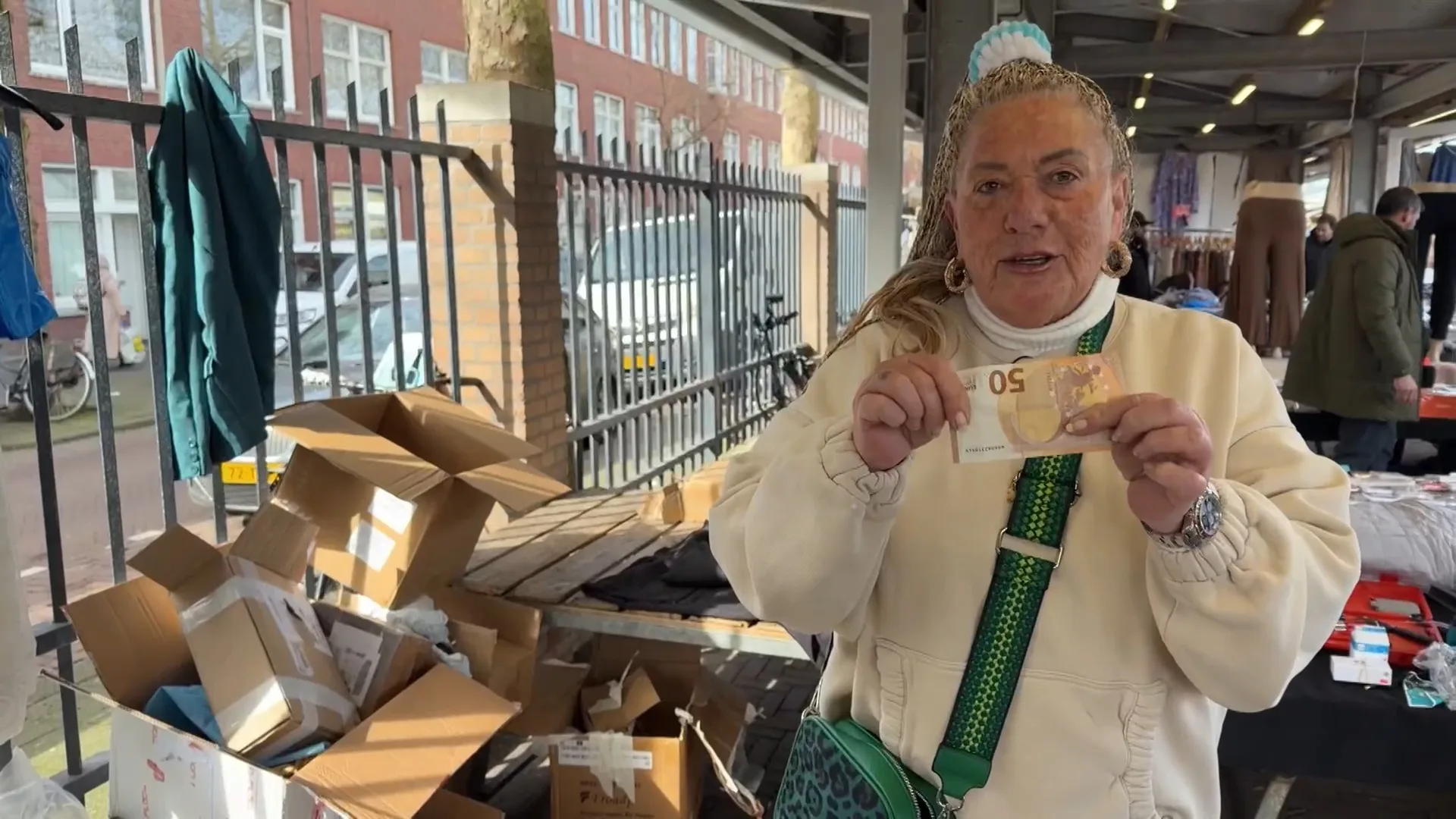 Marvin en Christa gaan lekker op de markt