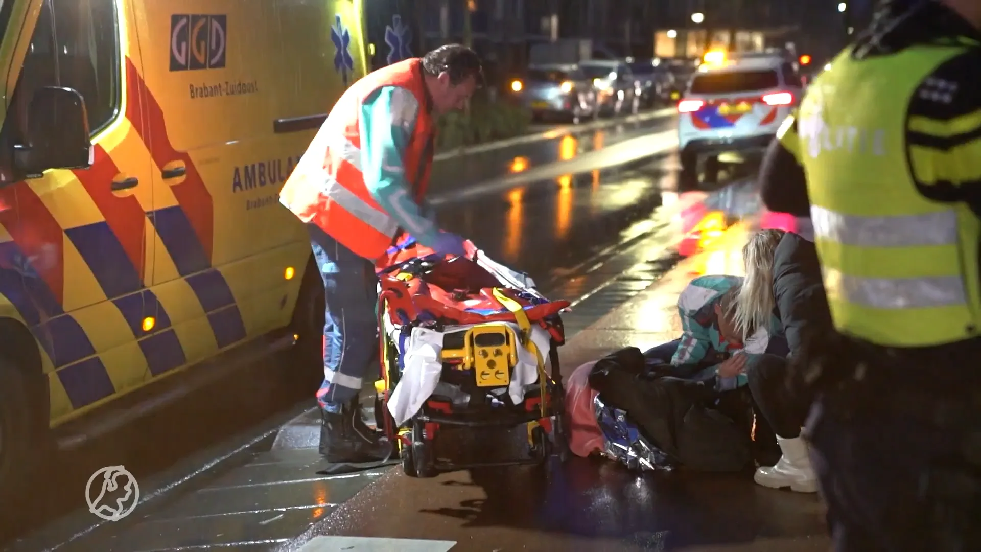 Hond doodgereden en vrouw gewond, automobilist rijdt door