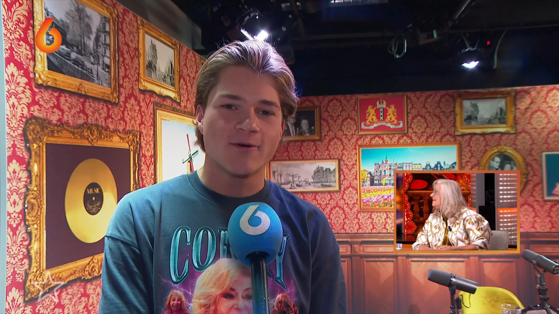 Samuel Welten draagt Corry Konings-shirt: zangeres reageert op haar hype