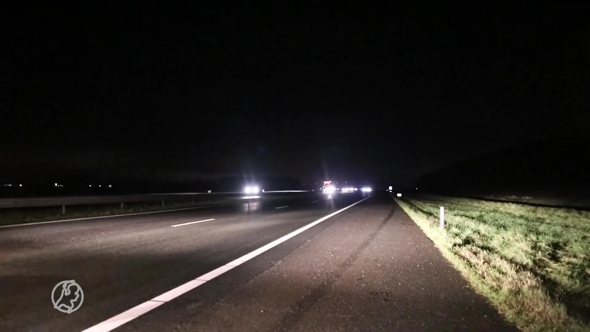 Ongeval door boerenprotesten op de A15 bij Herwijnen