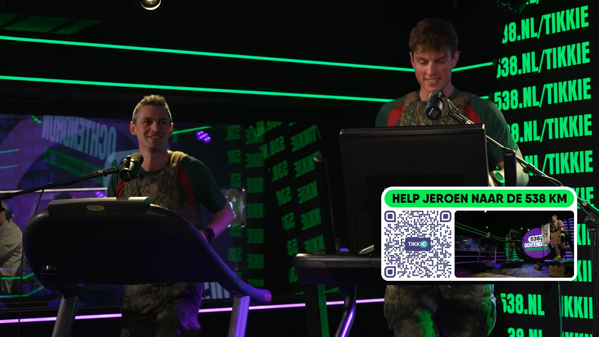 Collega's van de landmacht halen groot bedrag op voor De 538 Ochtendrun