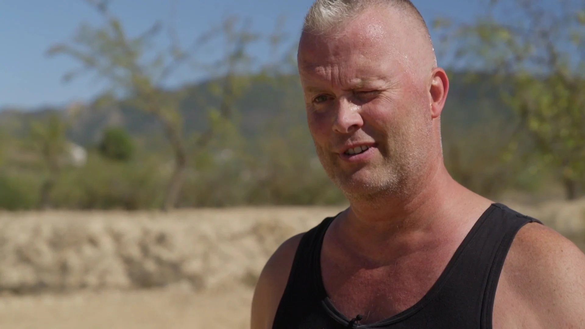 Martin kan niet tegen de zon: "Veel mensen snappen niet dat hierheen ga"