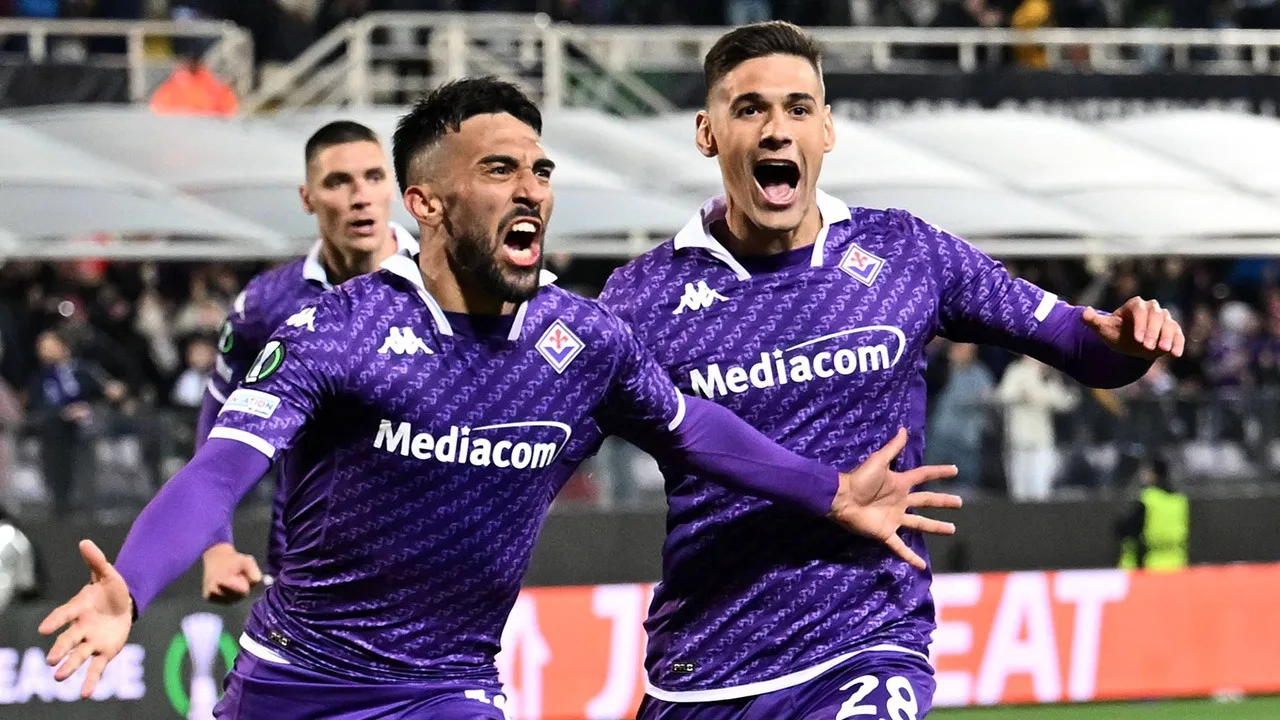 SAMENVATTING: Fiorentina - Viktoria Pilsen (kwartfinale Conference League)
