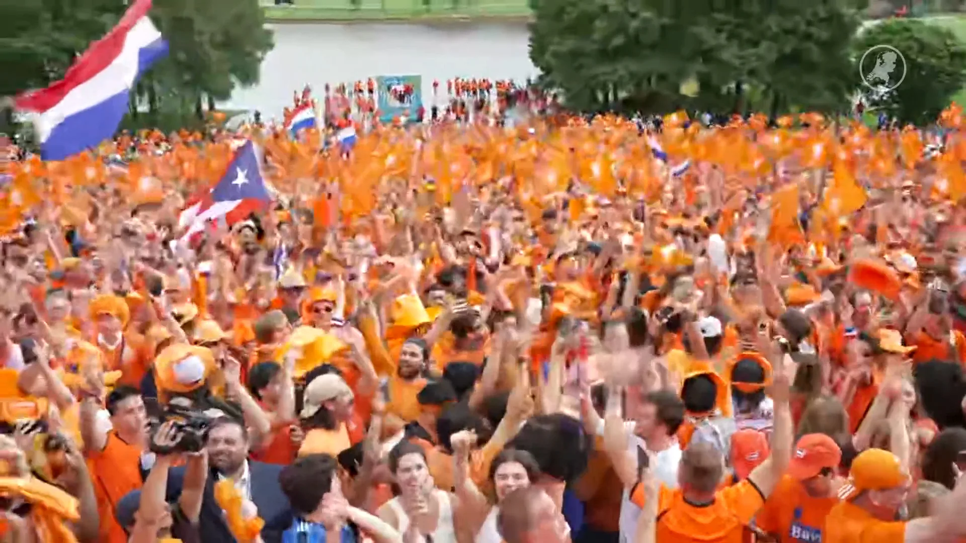 Oranjesfeer zit er goed in in Texas