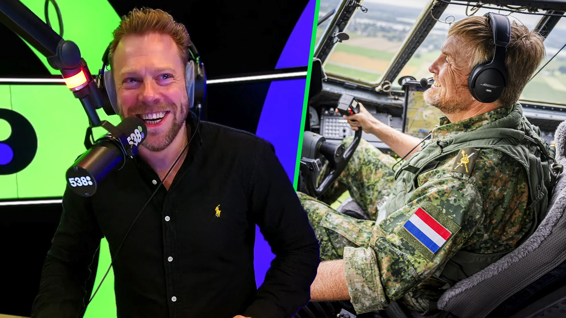 Marjolein heeft al twee keer met de koning gevlogen