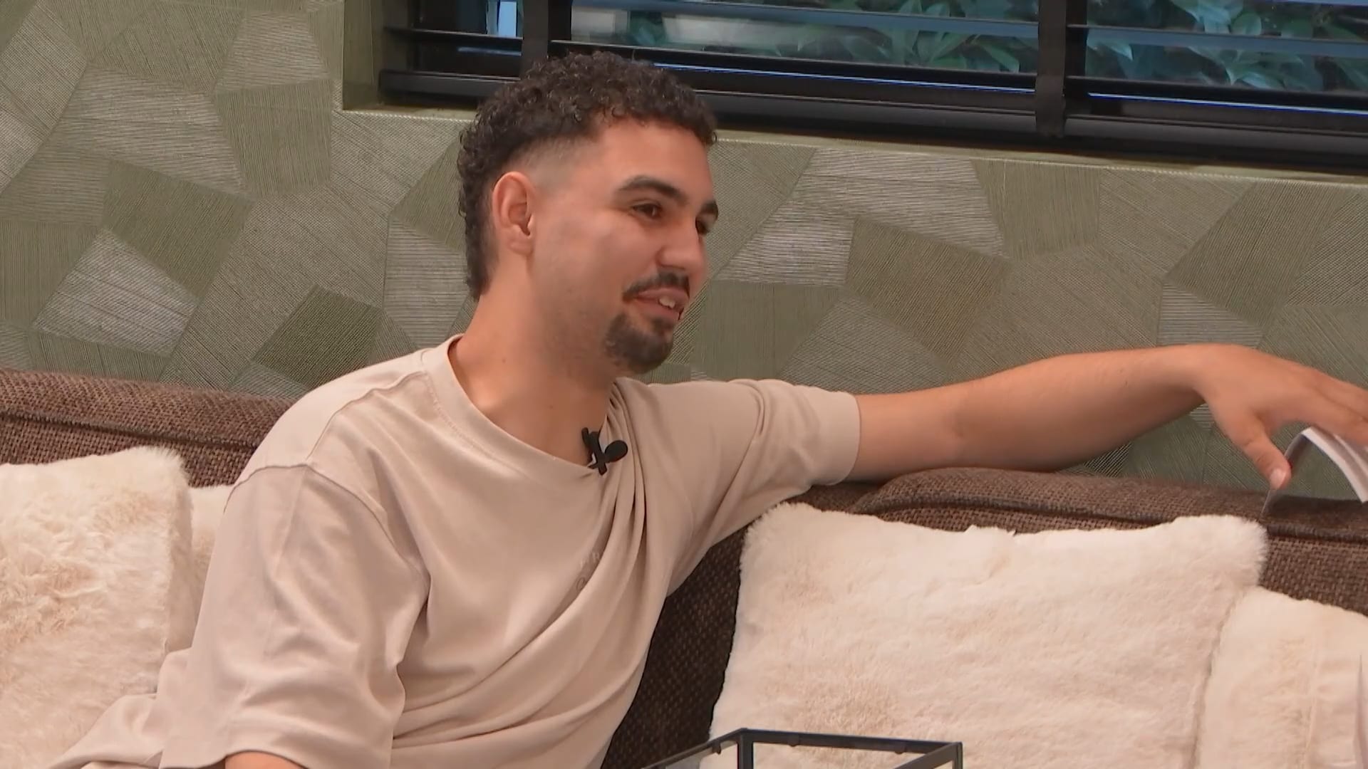 Bjorn vindt het slisje van Kimberly wel leuk!