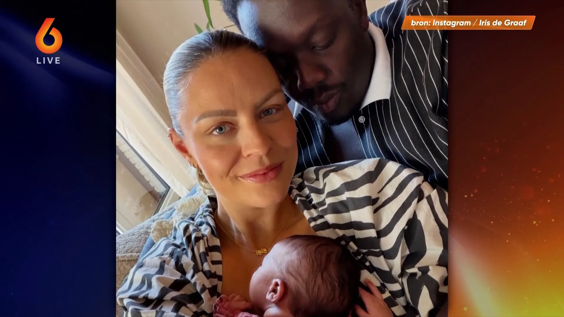 Babygeluk voor Iris de Graaf en partner Tony