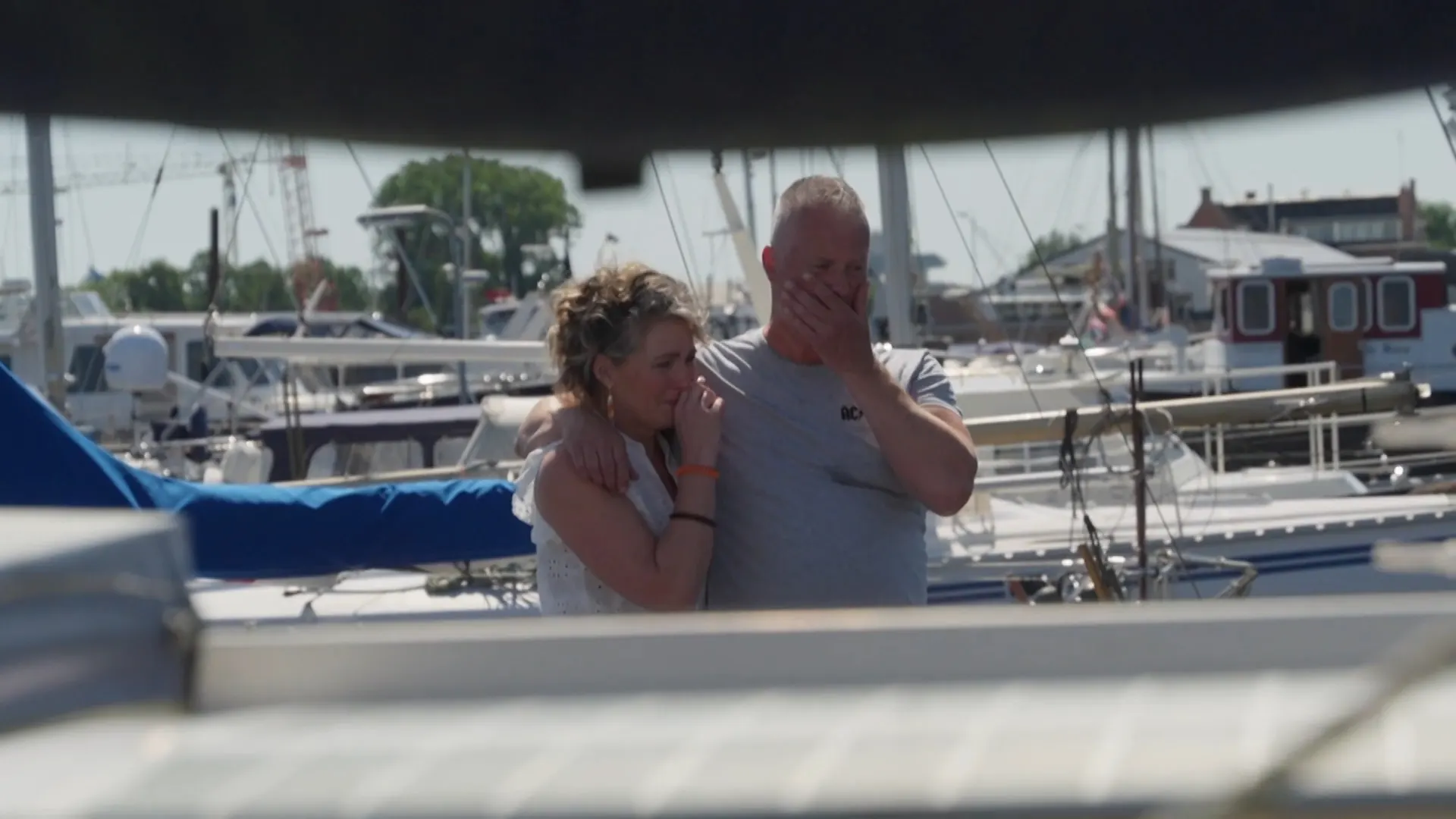 Martin en Jojanneke nemen emotioneel afscheid van hun boot