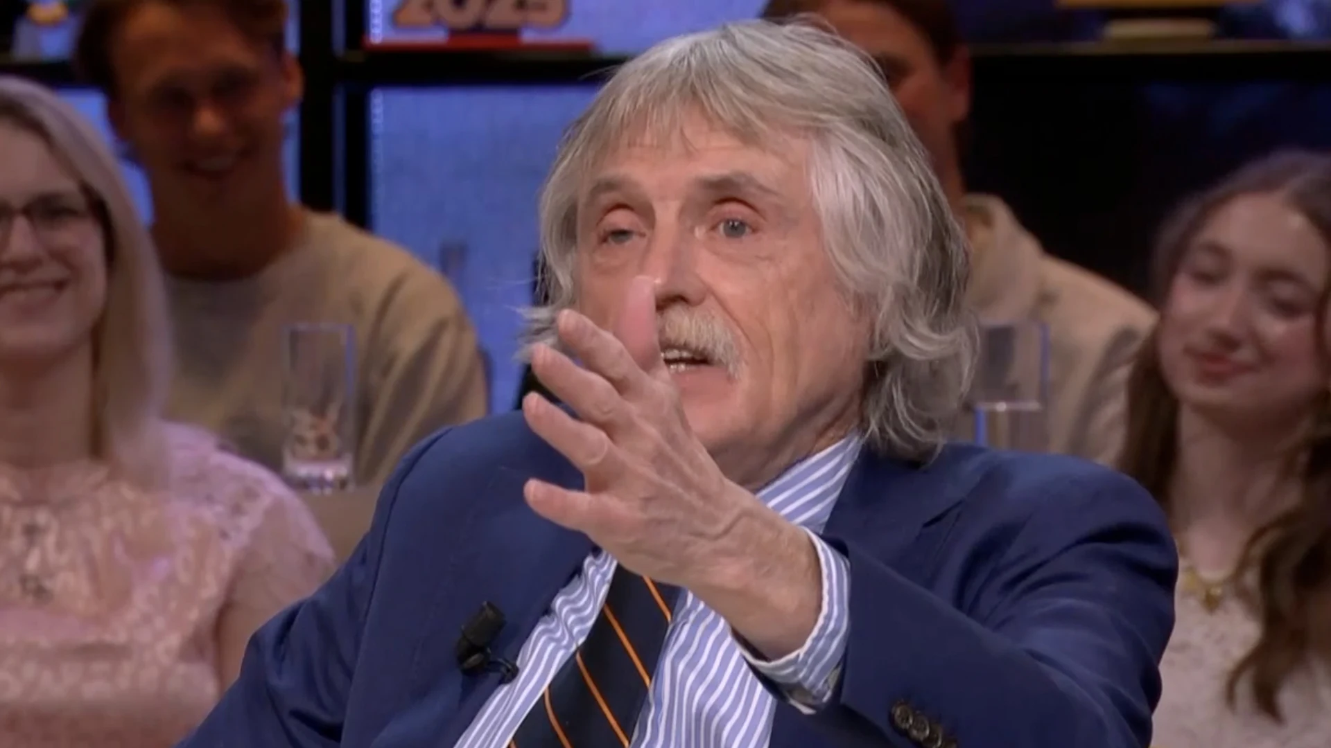 Johan Derksen over positie in lijst met invloedrijkste tv-makers: 'Een klap in mijn gezicht!'