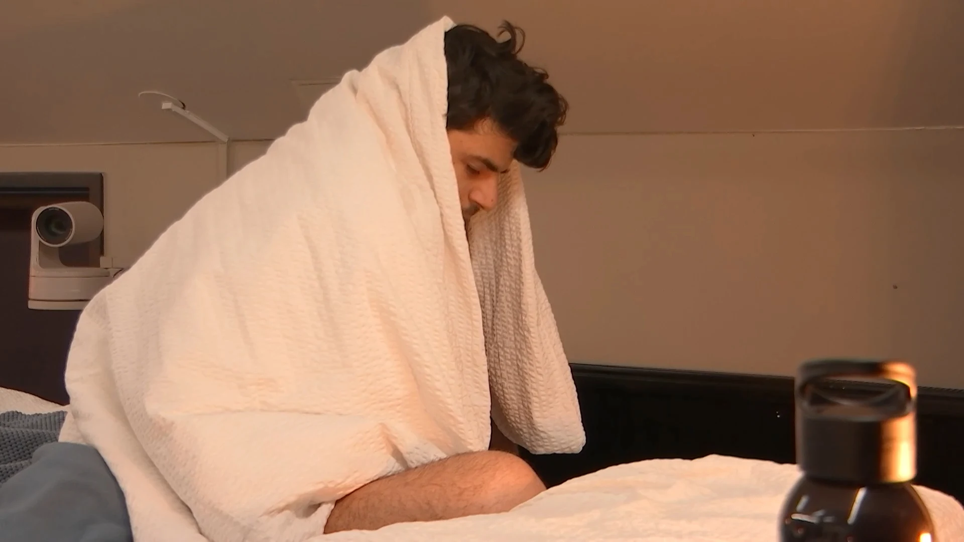 Sayf is weer helemaal zen