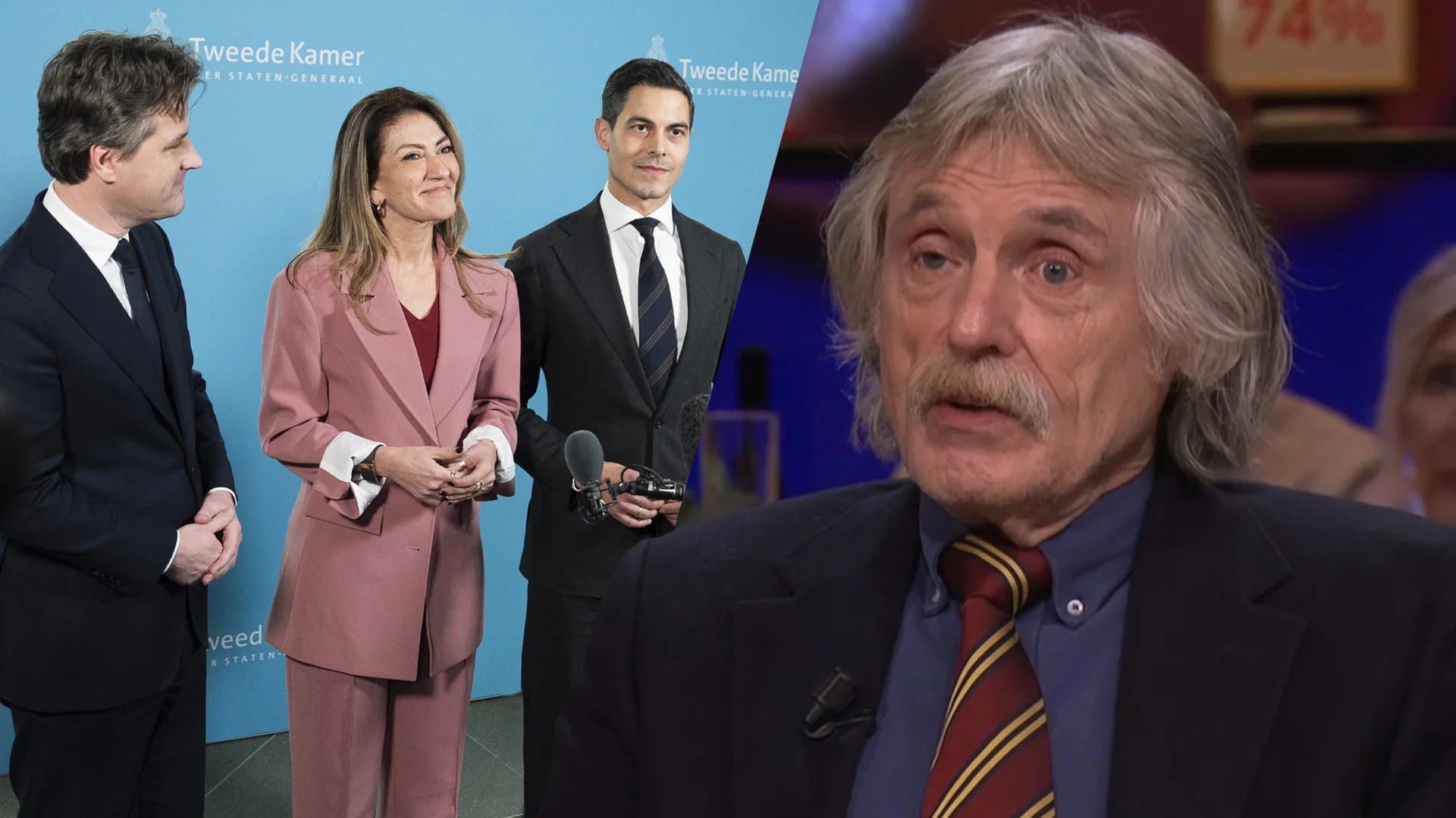 Johan Derksen voorzichtig positief over akkoord D66, VVD en CDA: 'Spreken mijn taal niet, maar...'