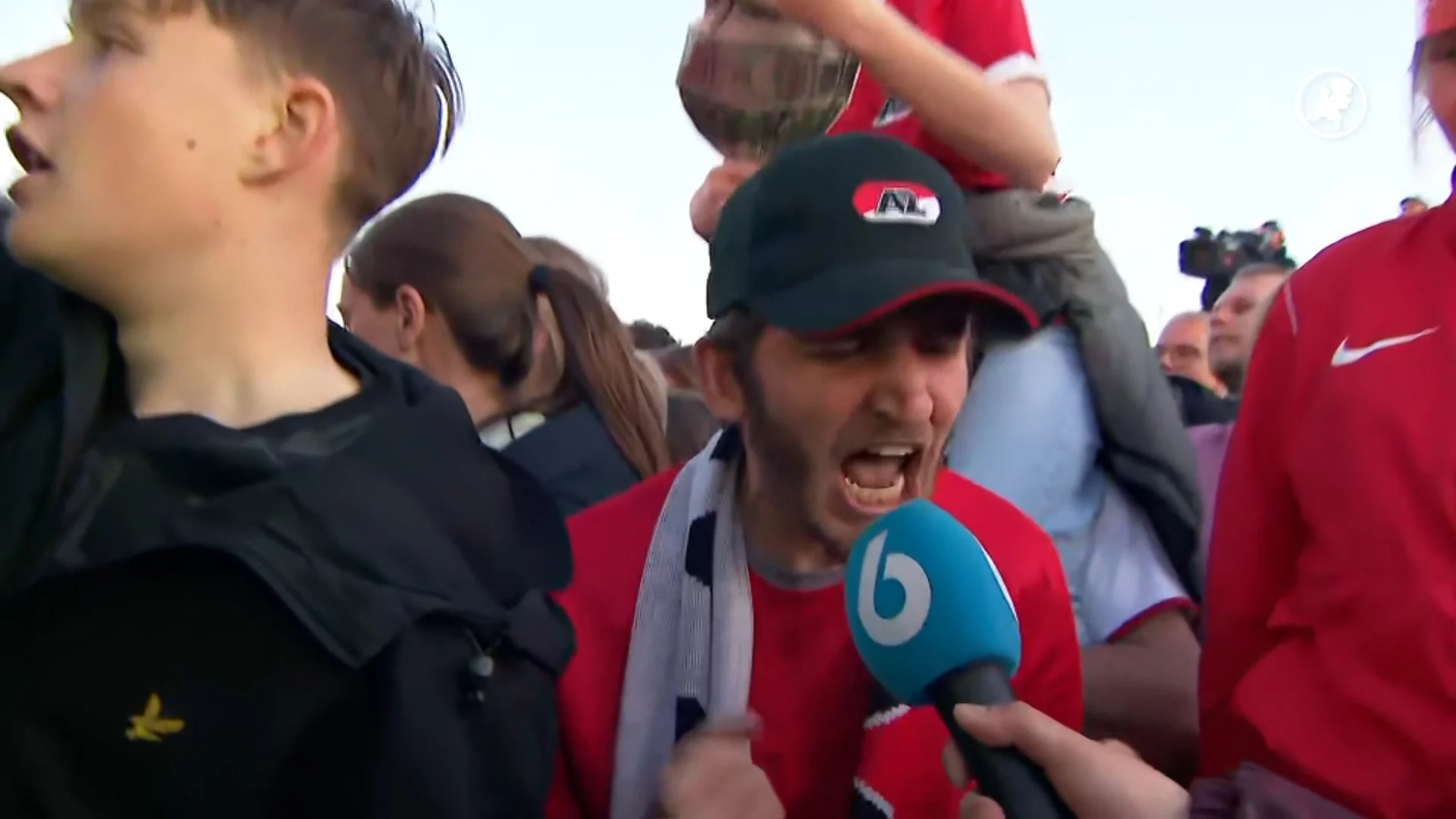 Duizenden supporters bij huldiging AZ na winst KNVB-beker