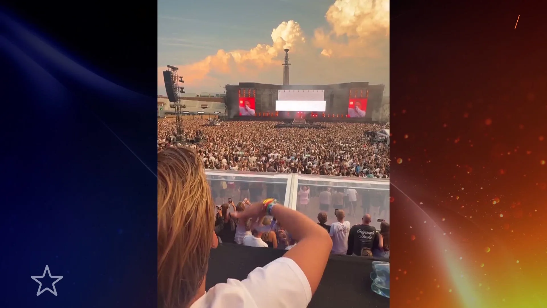 Kleine Dré geniet van concert Lil Kleine