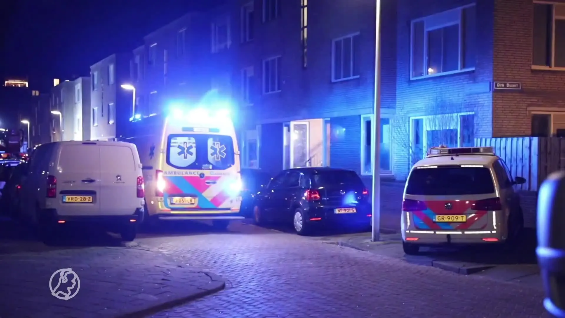 Gewonde door brand in Den Haag